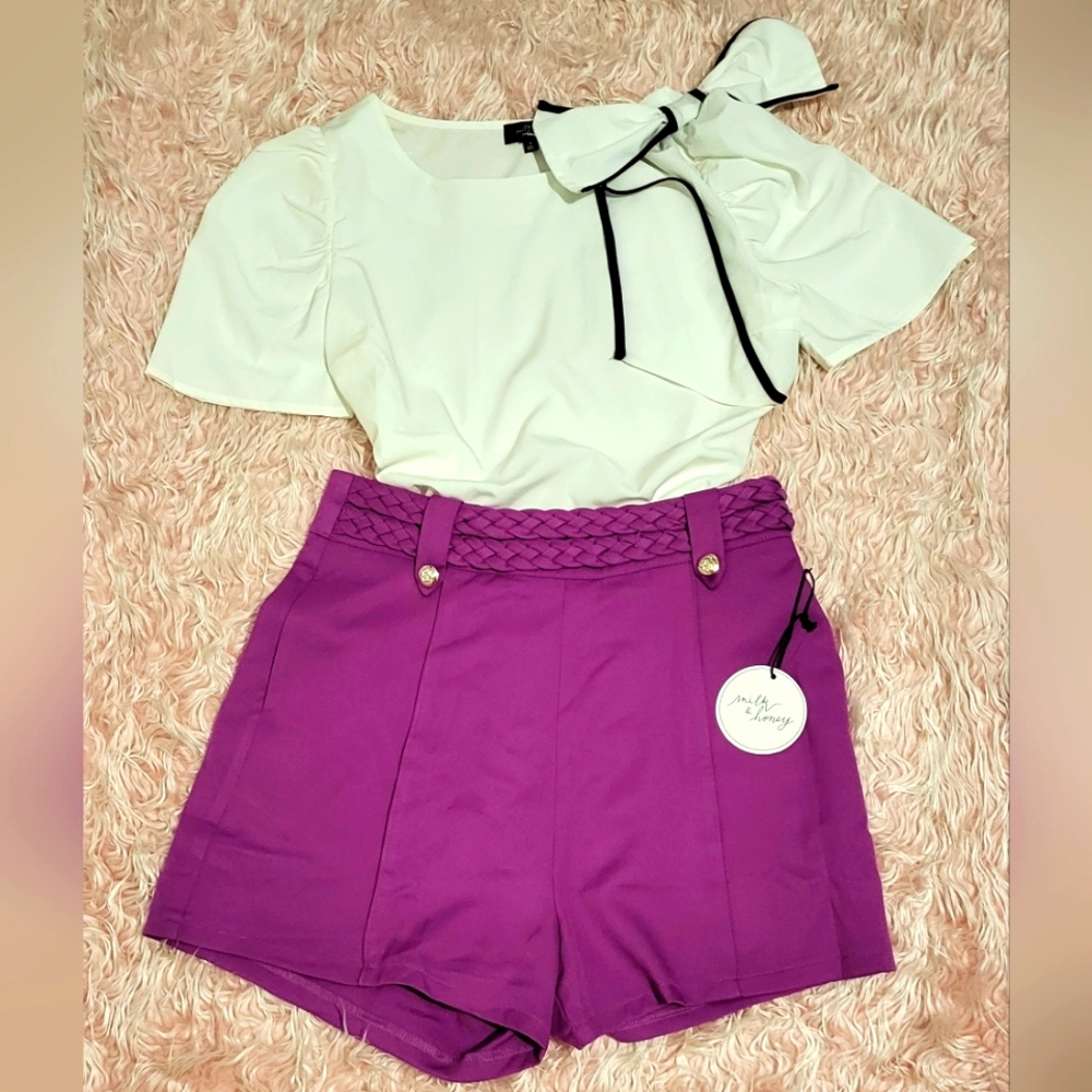 Discounted shipping by Poshmark Set of Milk and Honey short and top